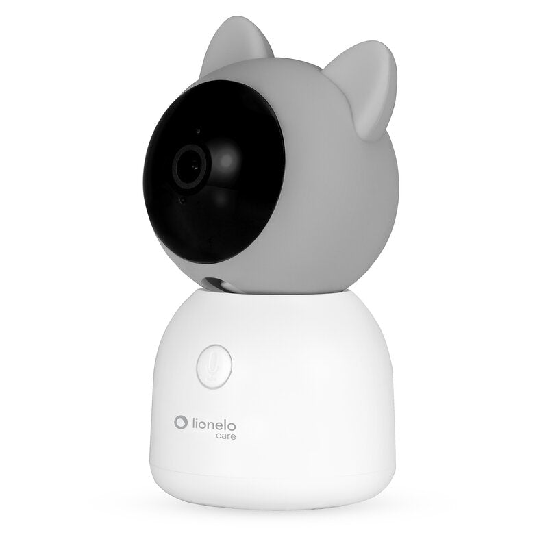 Video monitor, Lionelo, Babyline 9.2. AI, 5 inch, Camera Full HD, Zoom digital 4x, Aplicatie, Tehnologia AI cu detectare a miscarii, Recunoasterea motivului plansului, Melodii, Zgomote albe, Mod nocturn, Alb
