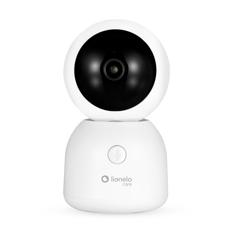 Video monitor, Lionelo, Babyline 9.2. AI, 5 inch, Camera Full HD, Zoom digital 4x, Aplicatie, Tehnologia AI cu detectare a miscarii, Recunoasterea motivului plansului, Melodii, Zgomote albe, Mod nocturn, Alb