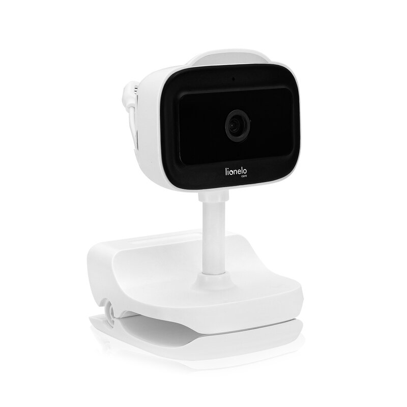 Video monitor Lionelo Babyline Go cu aplicatie si baterie, Alb
