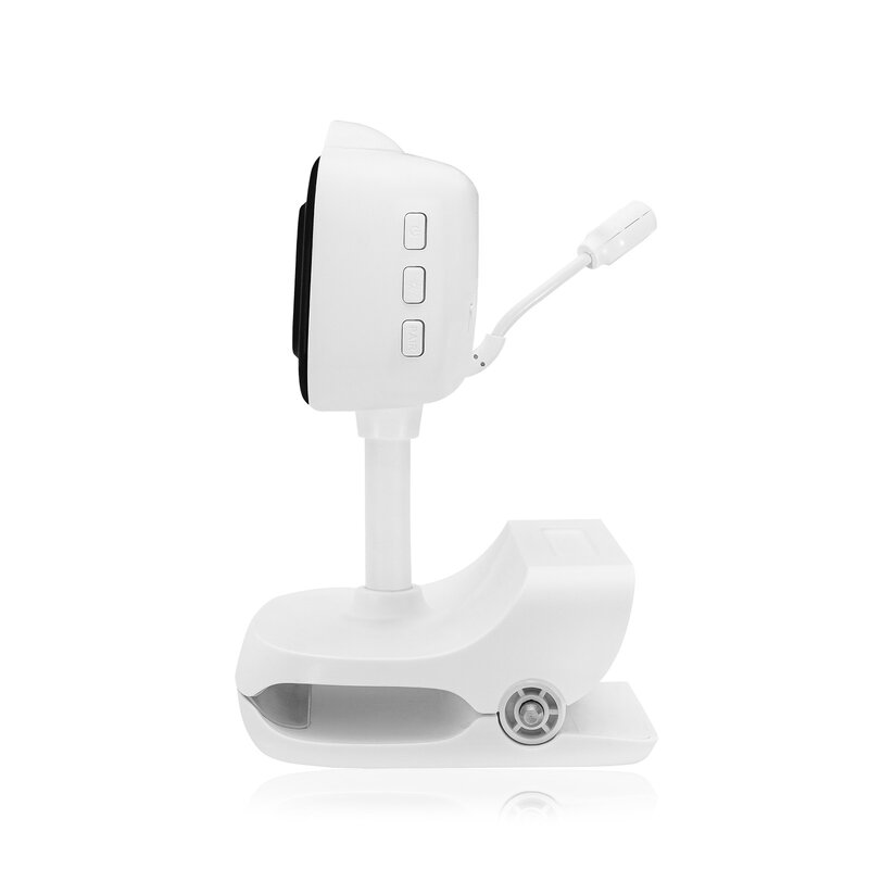 Video monitor Lionelo Babyline Go cu aplicatie si baterie, Alb