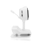 Video monitor Lionelo Babyline Go cu aplicatie si baterie, Alb