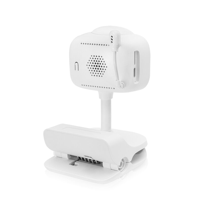 Video monitor Lionelo Babyline Go cu aplicatie si baterie, Alb