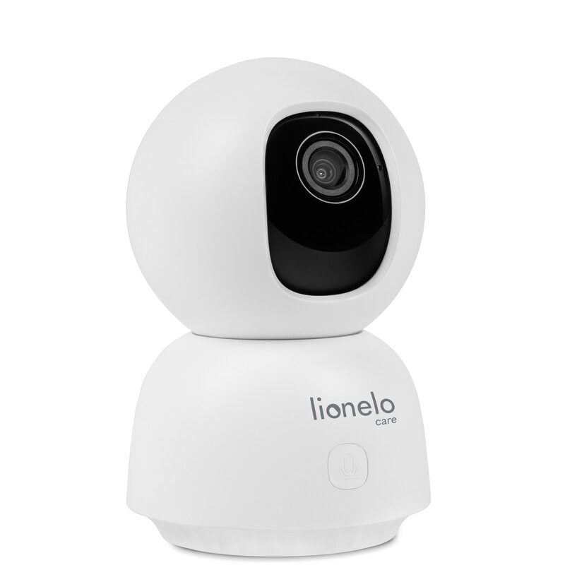 Video monitor, Lionelo, Babyline, View, Cu aplicatia dedicata Lionelo Smart, Integrare AI, Mod de noapte 8 m cu 6 leduri, Unghi 100 grade, 4 cantece si zgomote din natura, Senzor de temperatura si umiditate, Zoom 4X, Alb
