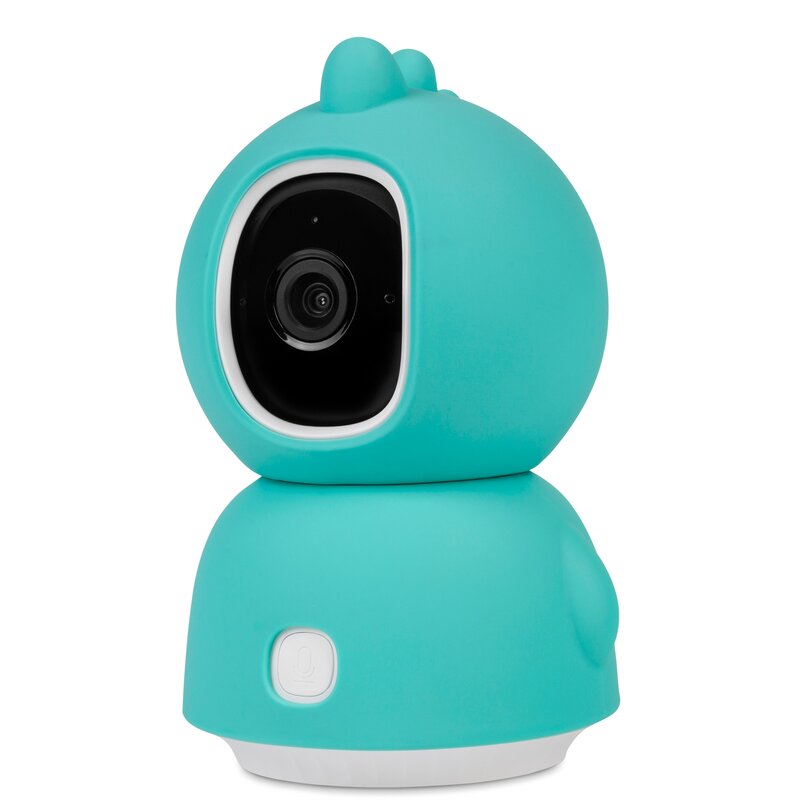 Video monitor, Lionelo, Babyline, View, Cu aplicatia dedicata Lionelo Smart, Integrare AI, Mod de noapte 8 m cu 6 leduri, Unghi 100 grade, 4 cantece si zgomote din natura, Senzor de temperatura si umiditate, Zoom 4X, Alb