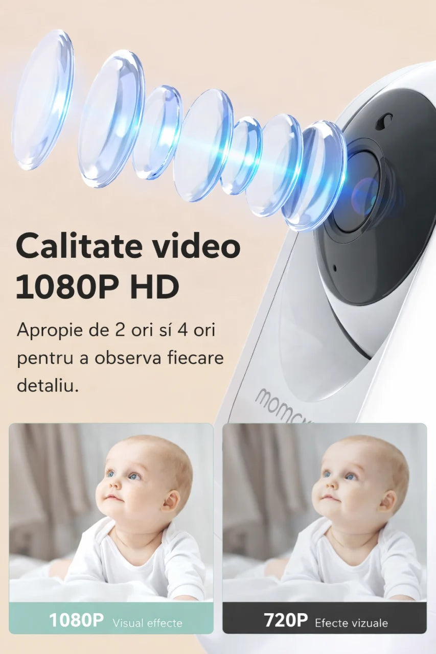 Baby monitor video Momcozy BM01 - imagine 2