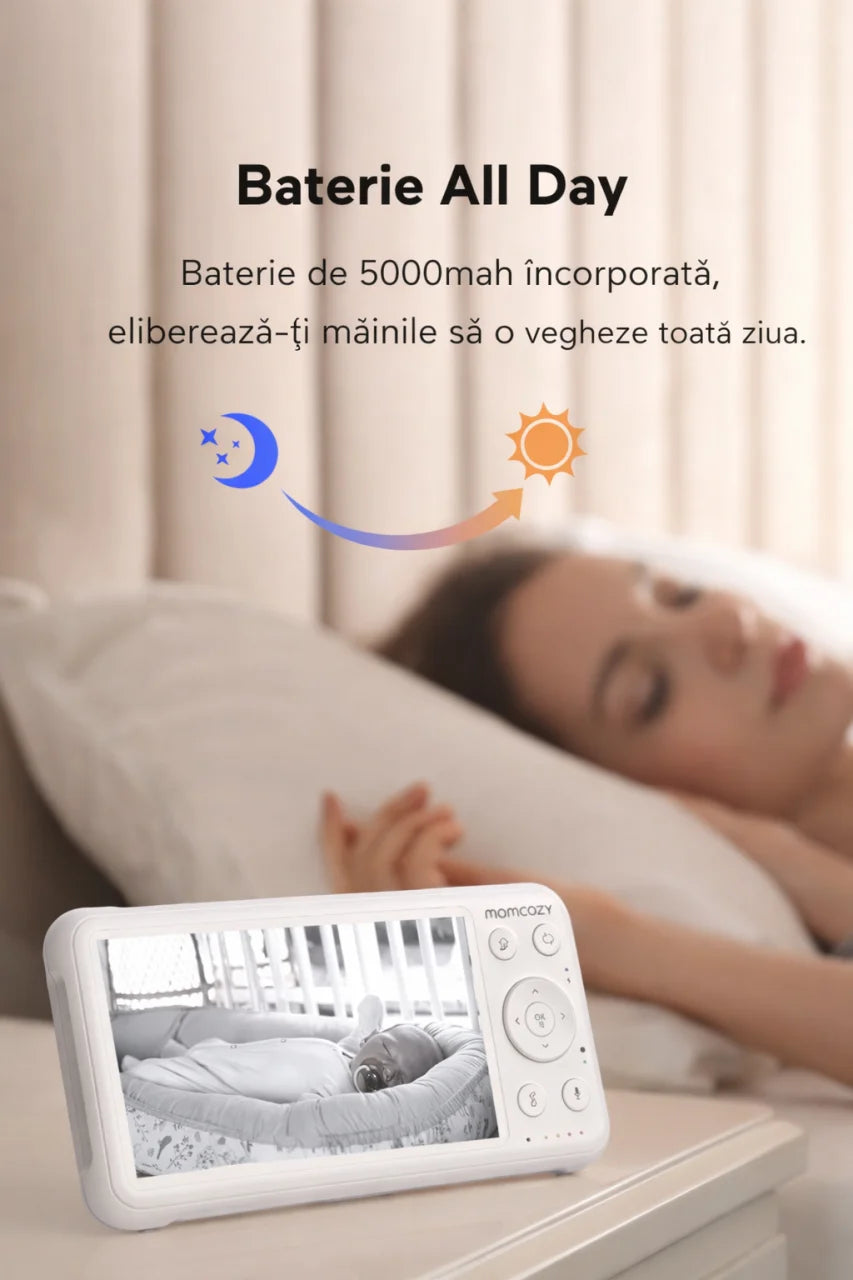 Baby monitor video Momcozy BM01 - imagine 3