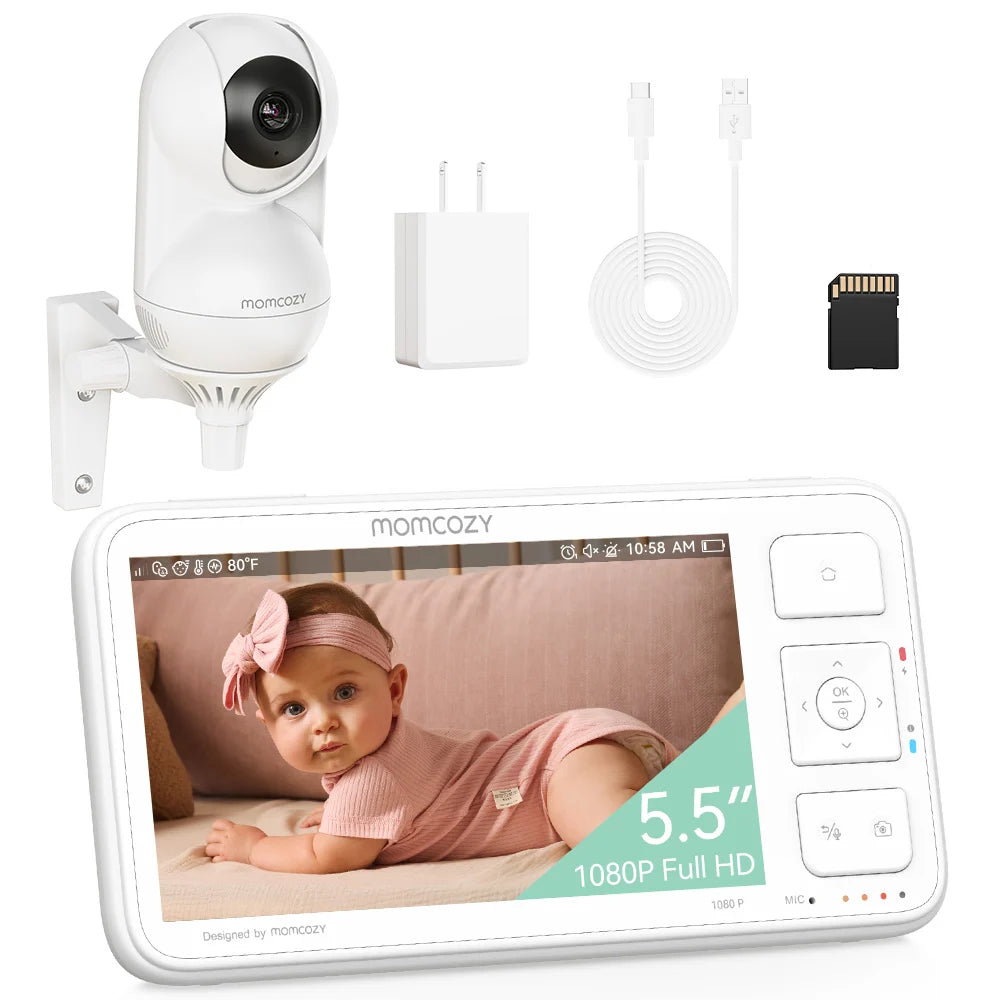 Baby monitor video Momcozy BM03 5,5 inch fara WiFi