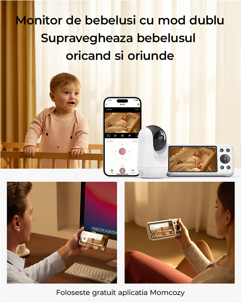 Video Monitor Momcozy Smart WiFi BM04
