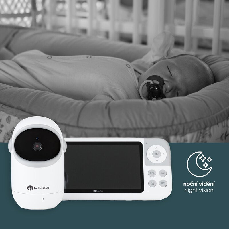 Video monitor Petite&Mars Eve 5.0 cu ecran HD 5 inch, raza 300 m