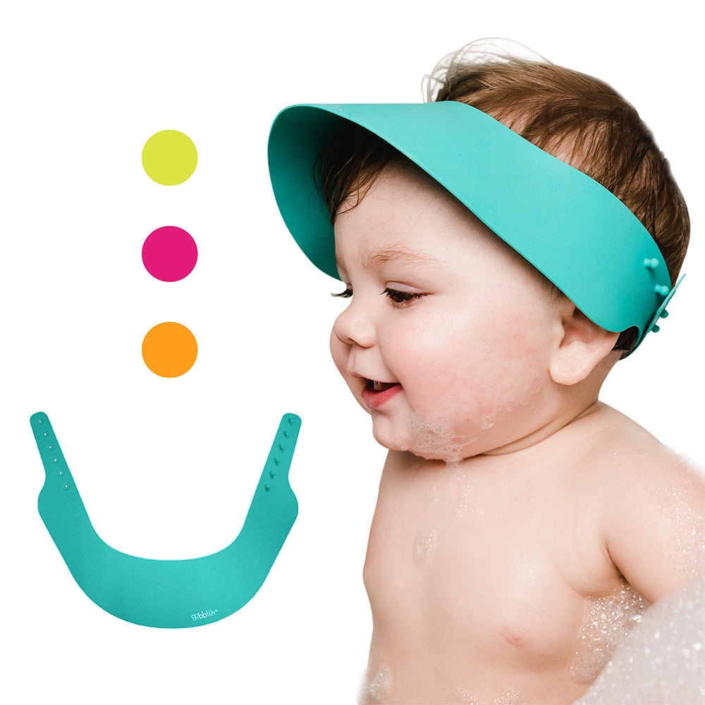 Vizieră pentru Baie bblüv Kap Din Silicon Reglabilă 6 Luni+ Aqua