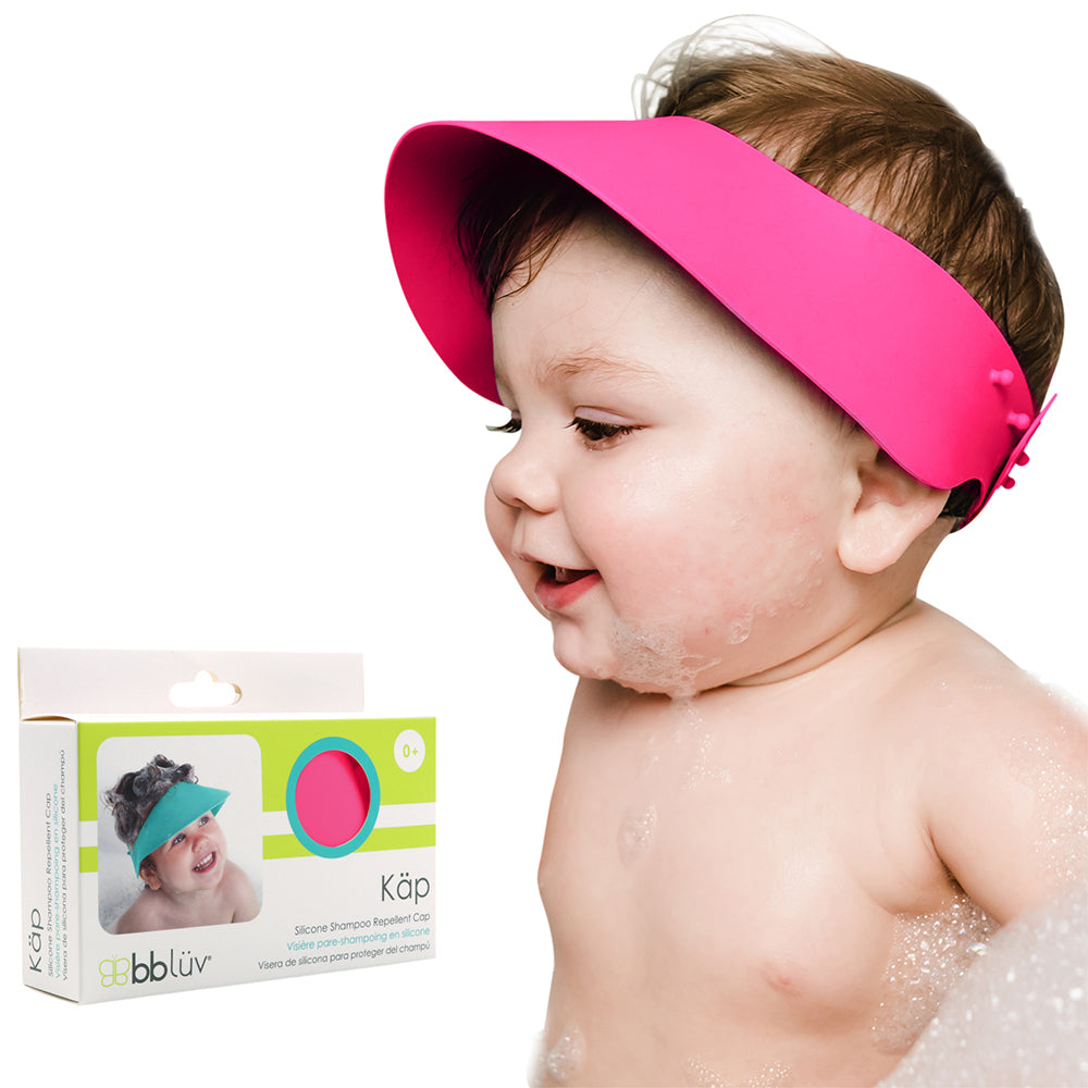 Vizieră Baie Silicon bblüv Kap Pink - Protecție Ochi și Urechi pentru Copii