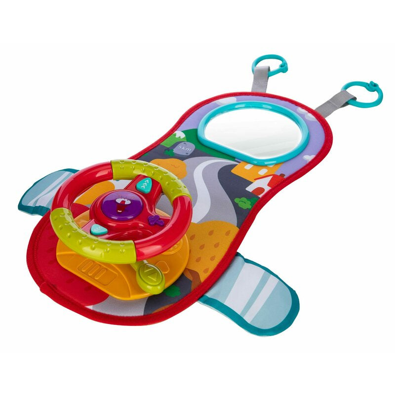 Volan Interactiv cu Sunete și Lumini Free2Play Oglindă Integrată 18 Luni+