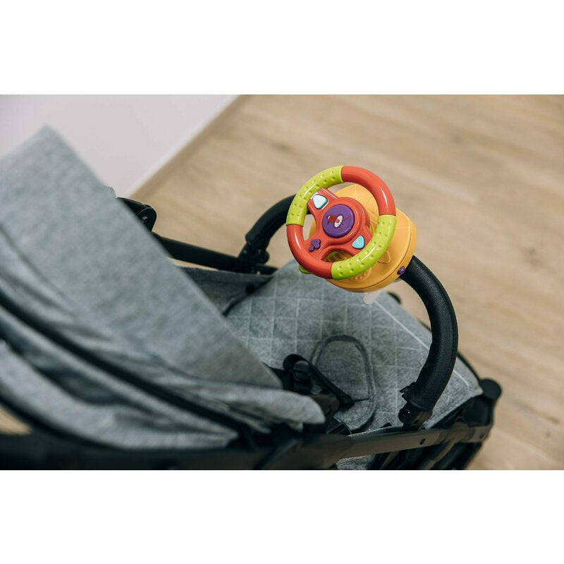 Volan Interactiv cu Sunete și Lumini Free2Play Oglindă Integrată 18 Luni+