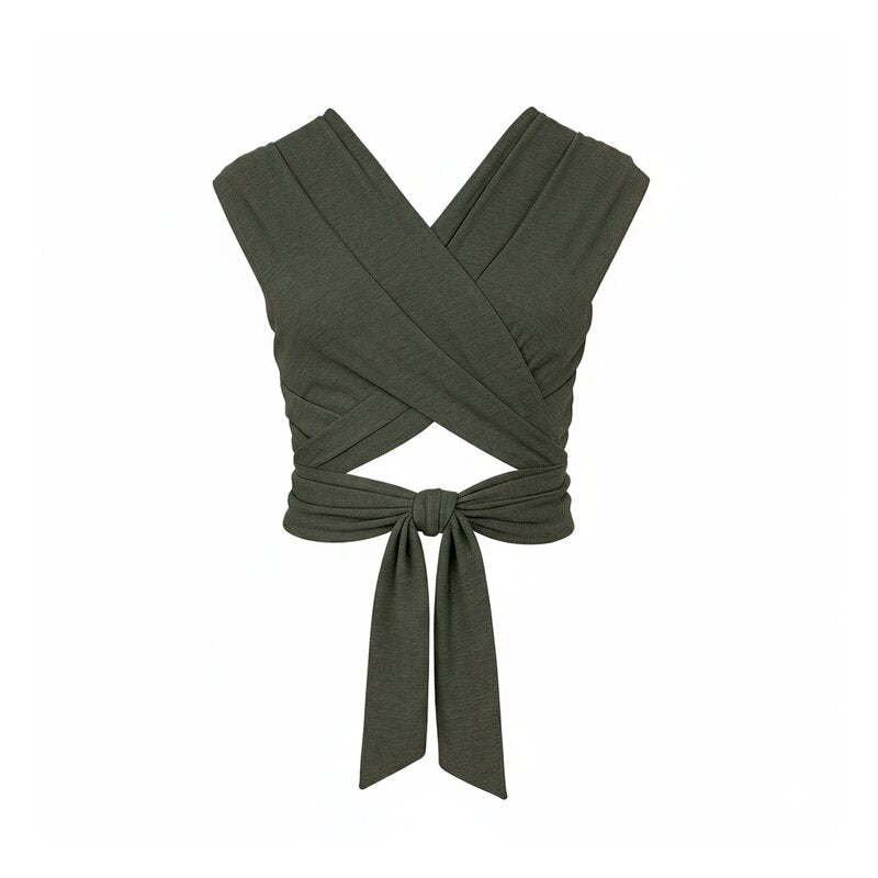 Wrap bebe, Jane, Cocoon, Ergonomic, De la nastere pana la 20 Kg, Cu multiple pozitii de purtare, Botanic