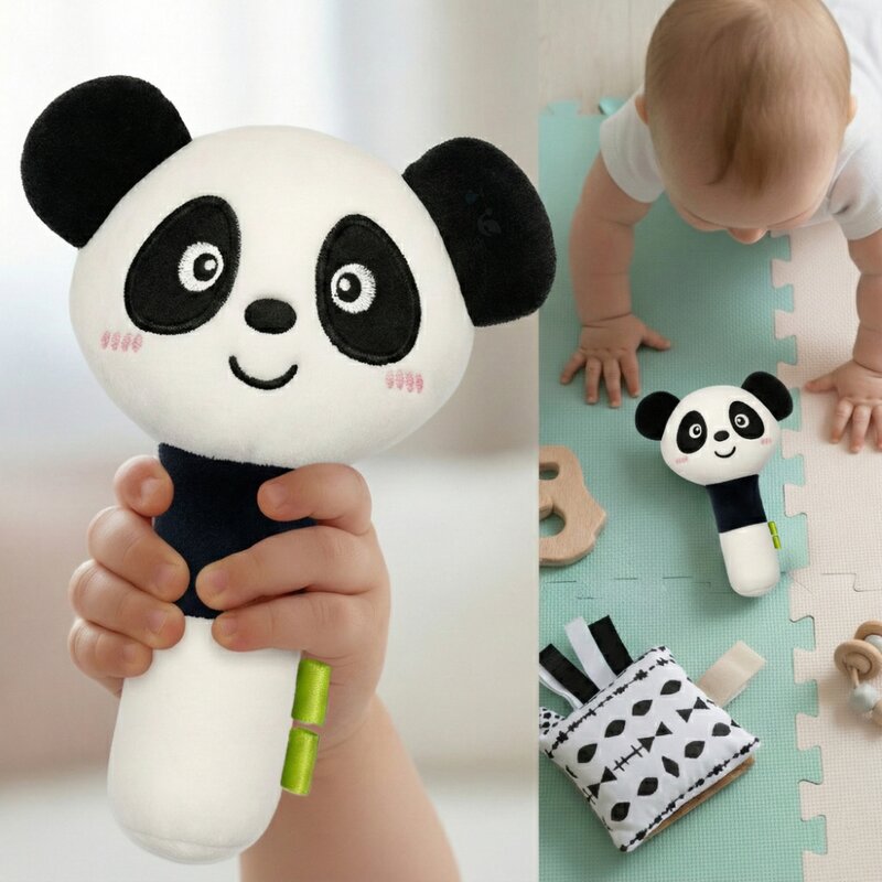 Zornăitoare de pluș Bocioland, Panda, imaginea 15