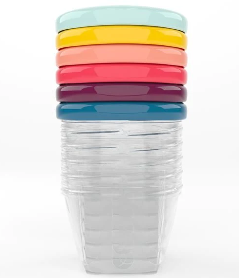 Set 6 recipiente pentru pastrarea hranei Babymoov 180 ml - imagine 2